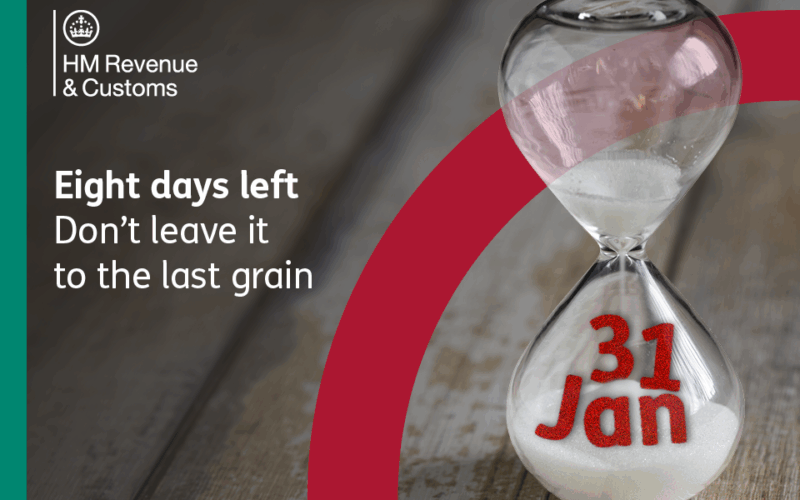 Eight days left to file your Self Assessment