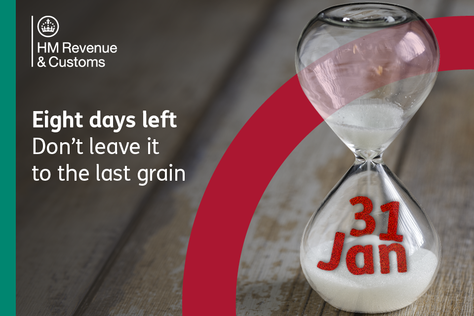 Eight days left to file your Self Assessment