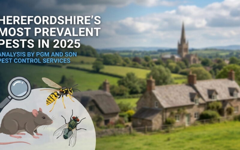 PGM Pest Control Publishes Herefordshire Pest Activity Data Analysis Report 2025