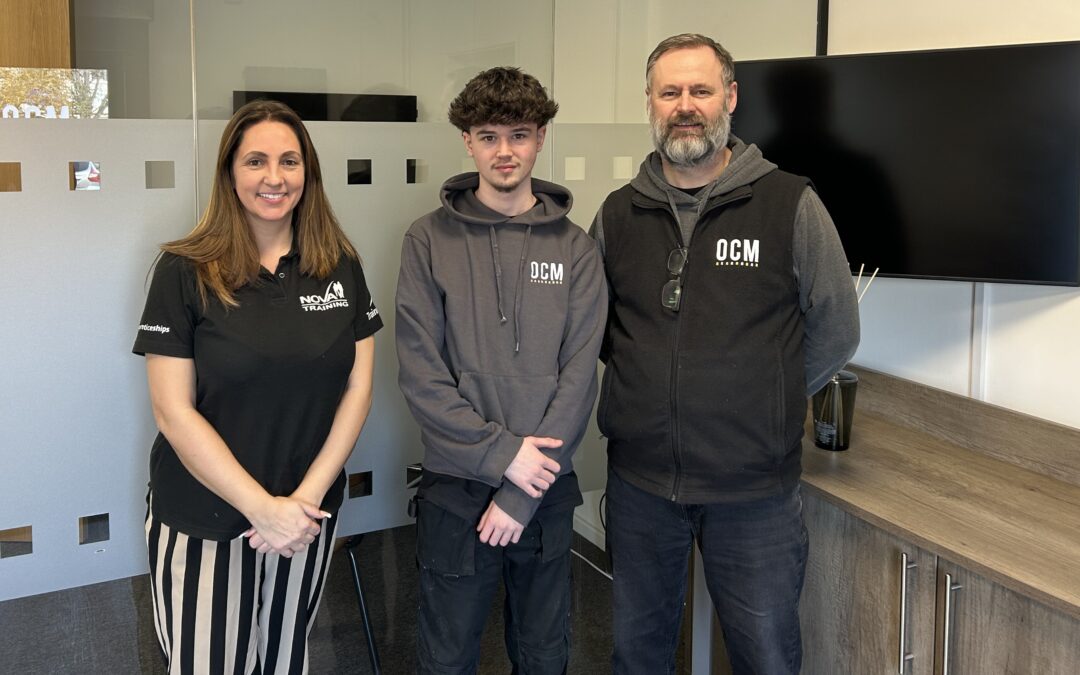 OCM celebrates National Apprenticeship Week by recognising warehouse apprentice Nathan