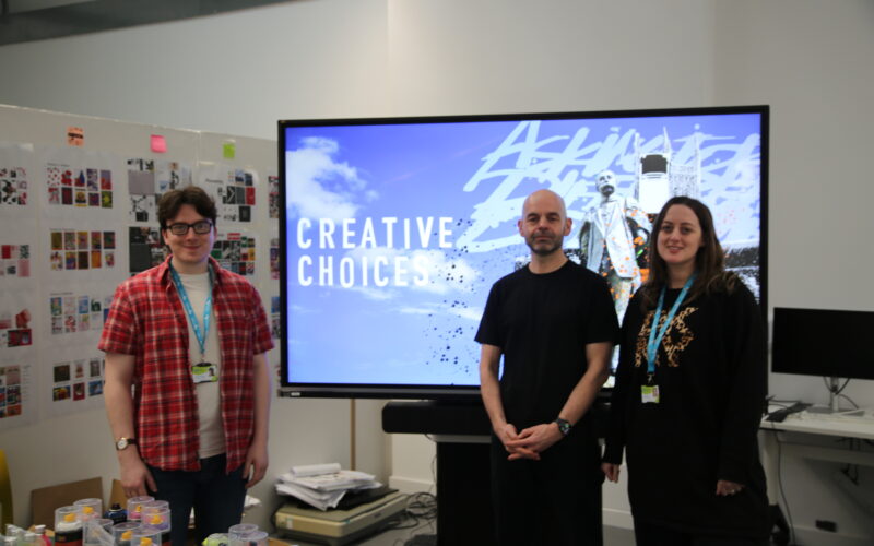 Students Collaborate with Renowned Artist on Creative Project Exploring ‘Place’