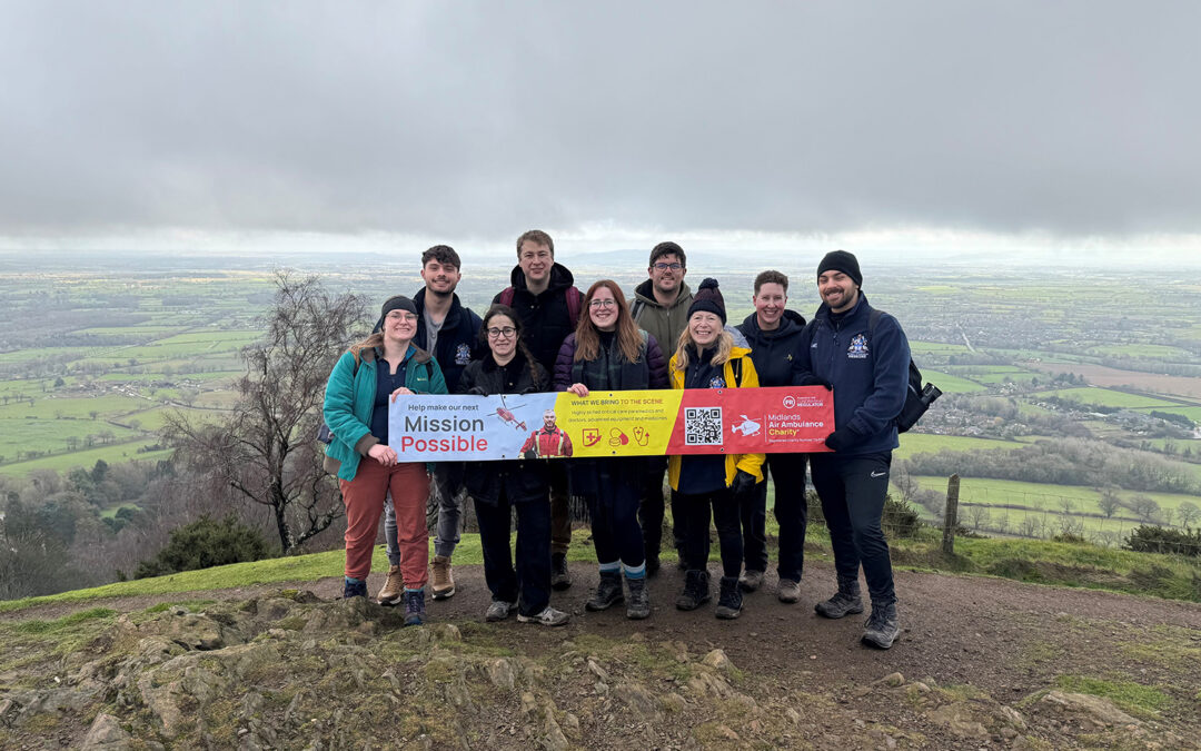 Medical Students Fund Trip to Air Ambulance with Malvern Hills Trek