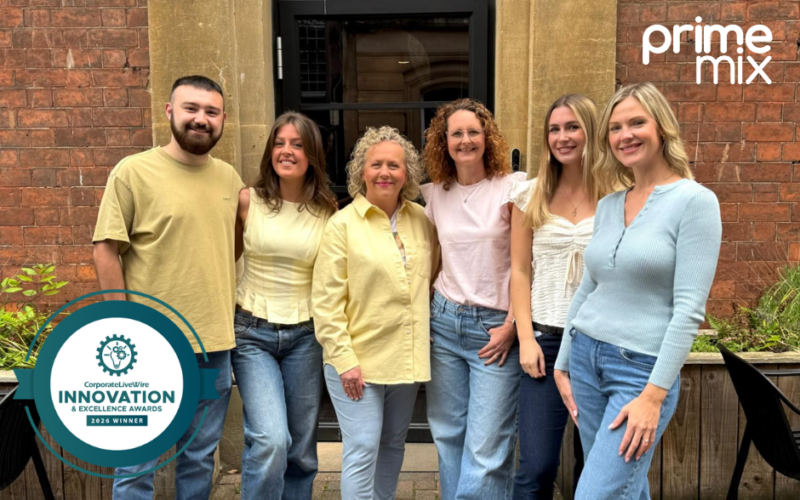 PRIME MIX WINS INNOVATION & EXCELLENCE AWARD FOR MARKETING SPECIALISTS OF THE YEAR