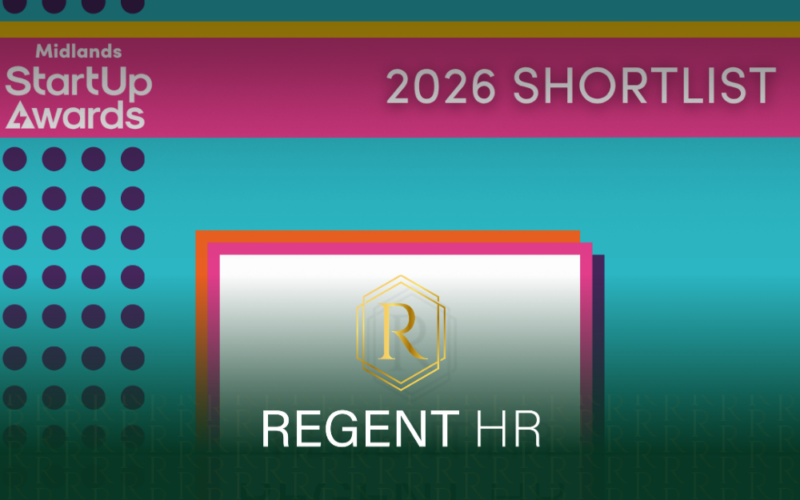 Regent HR named Midlands Regional Finalist For Rising Star Award At The UK StartUp Awards 2026