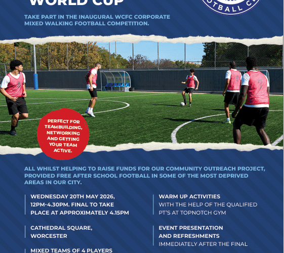 WORCESTER CITY FOOTBALL CLUB – WALKING FOOTBALL ‘WORLD CUP’