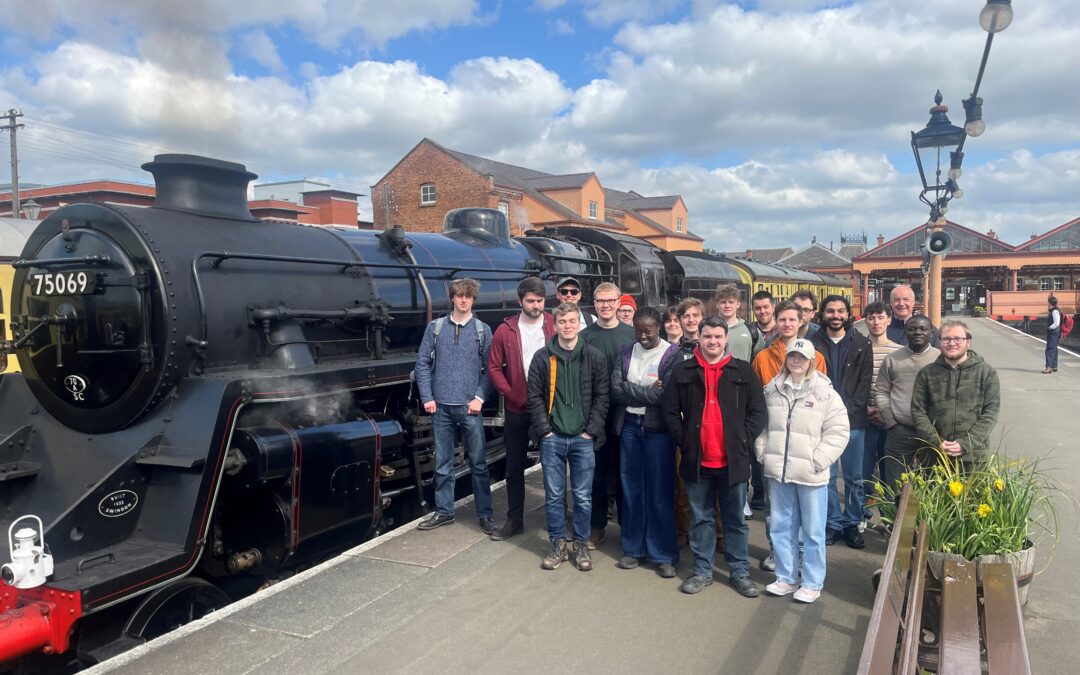 Engineering students gain behind-the-scenes insight at the Severn Valley Railway