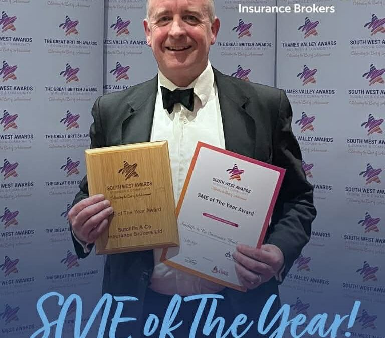 SUTCLIFFE & CO CROWNED SME OF THE YEAR AT SOUTH WEST BUSINESS & COMMUNITY AWARDS