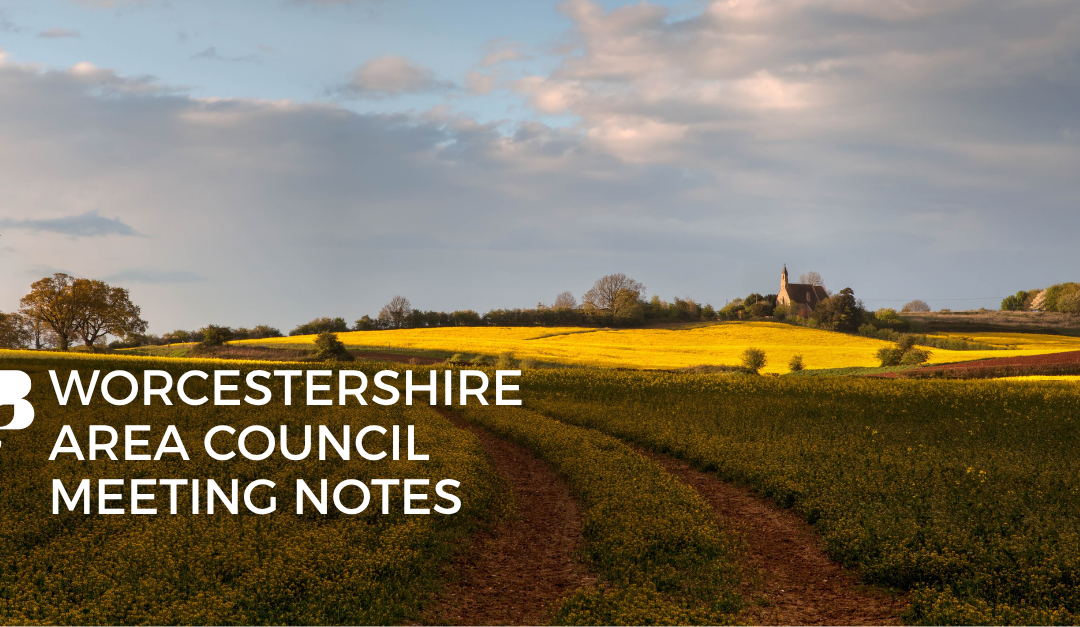 March Worcestershire Area Council Meeting Notes