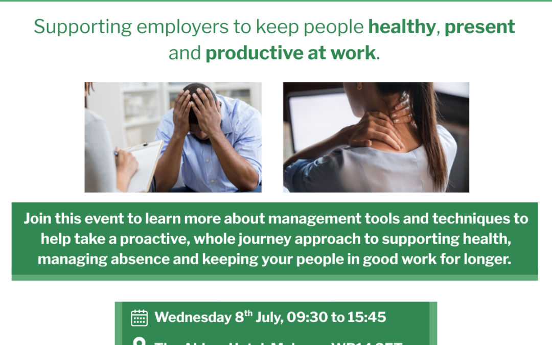 Keeping Herefordshire & Worcestershire Working: Why Workforce Health Matters