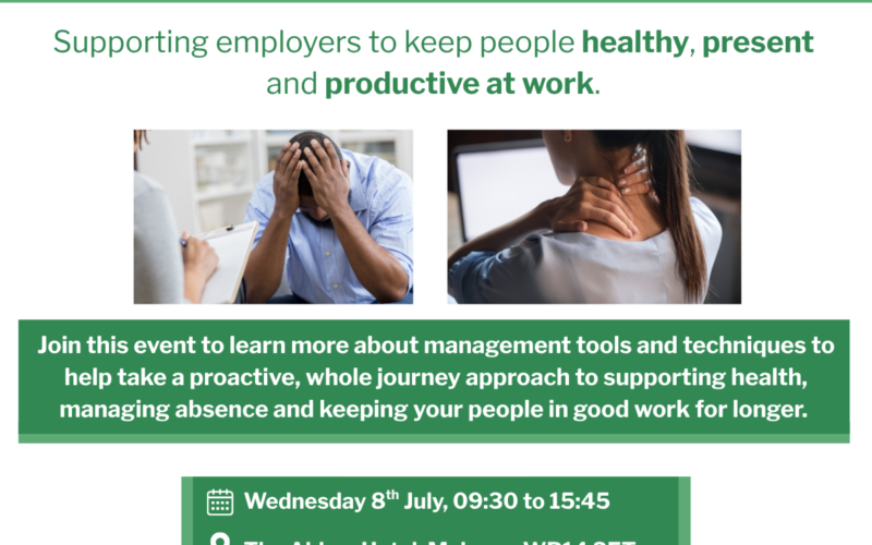 Keeping Herefordshire & Worcestershire Working: Why Workforce Health Matters