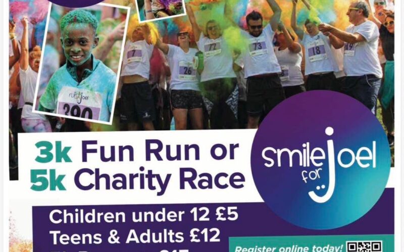 Colour run returns to Sandwell Valley for 10th Run for Joel