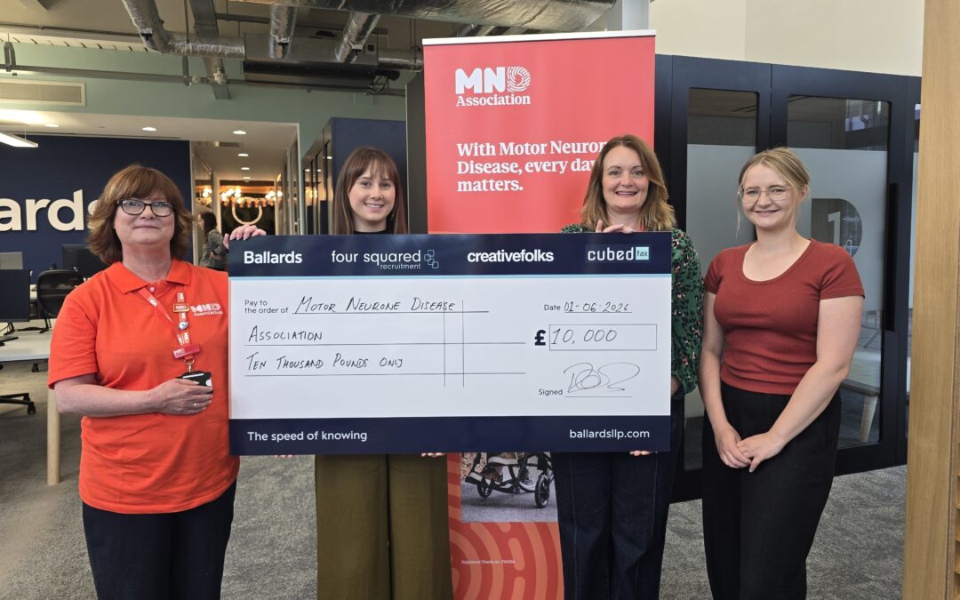 Ballards raises £10,000 for the Motor Neurone Disease Association