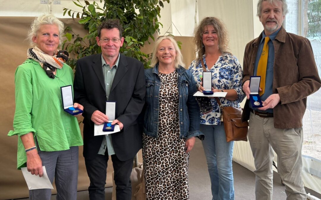 Four Wyevale Nurseries staff celebrate 130 years of service between them