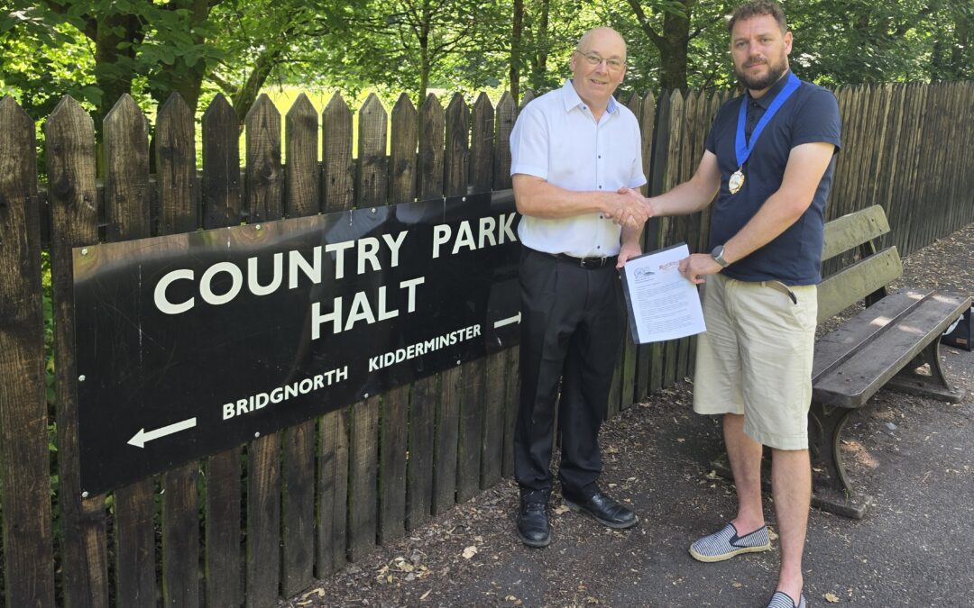 Future secured for popular riverside path thanks to SVR and Highley Parish Council partnership