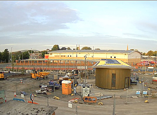 Hereford Transport Hub reaches 75 per cent completion