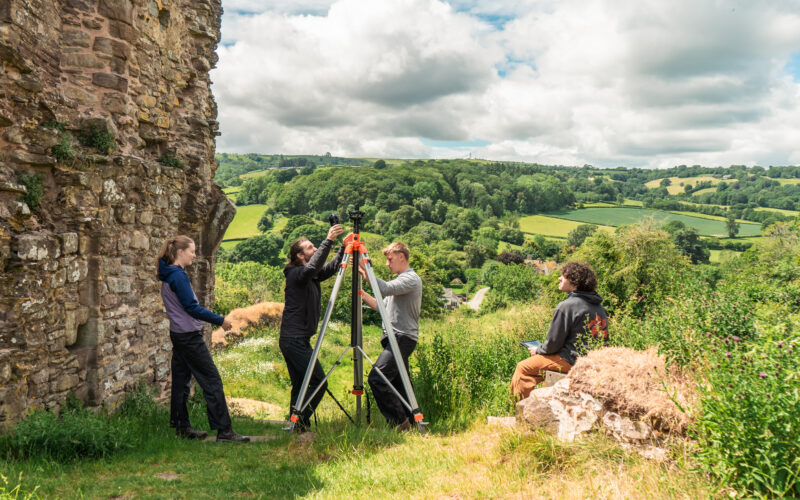 NMITE CONSTRUCTION STUDENTS HELP SHAPE THE FUTURE OF SNODHILL CASTLE