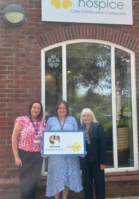 Hillscourt Hotel & Conference Centre Announces Partnership with Primrose Hospice