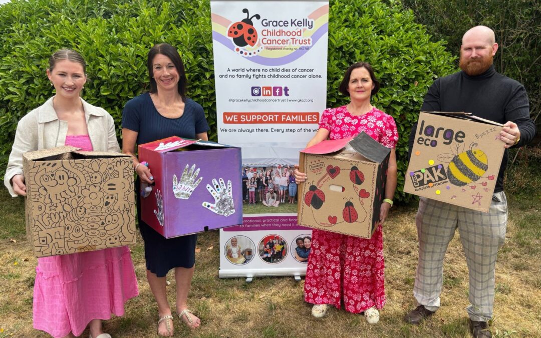 OWB Creative donates craft boxes to charity to support childhood cancer families