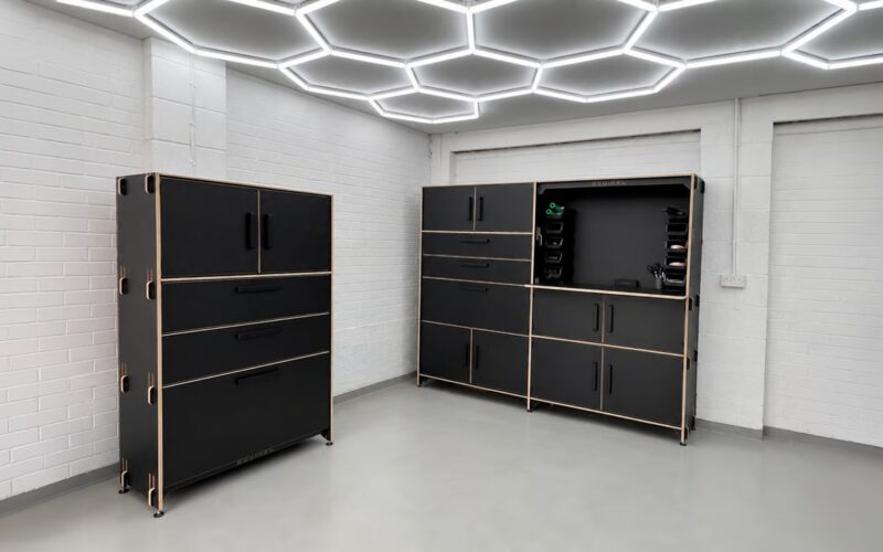 SQUIREL modular storage launches with expandable workspace systems that improve productivity