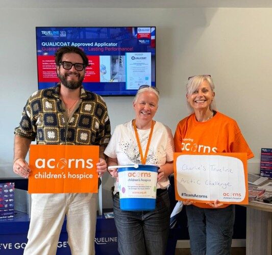TRUELINE’S CHARLIE PREPARES TO TAKE ON THE ARCTIC FOR ACORNS CHILDREN’S HOSPICE