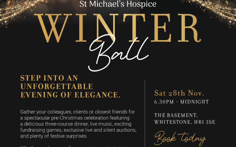 A night to remember: St Michael’s Hospice Winter Ball is now open for bookings!
