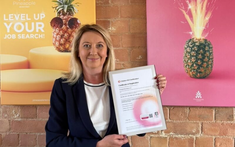 Pineapple Recruitment achieves triple crown of ISO accreditations