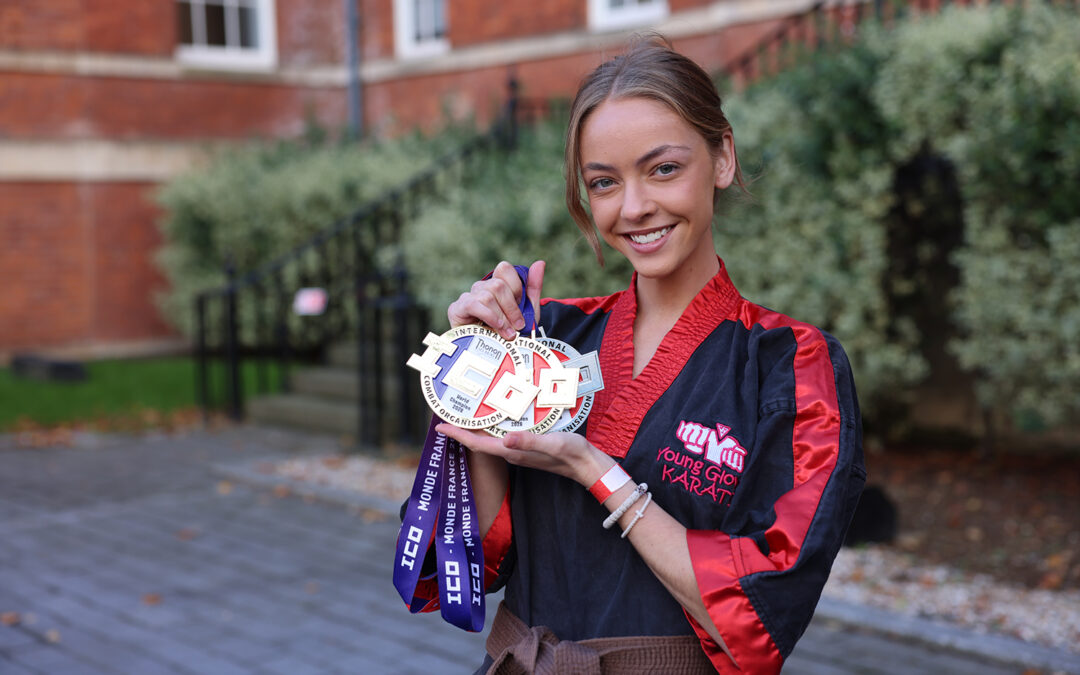 Law Student Brings Home Gold from International Karate Contest