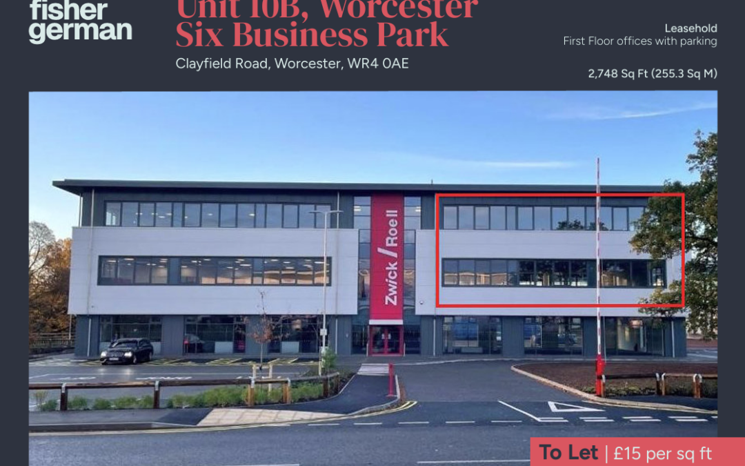 New Office Space available to Let at ZwickRoell, Worcester Six Business Park