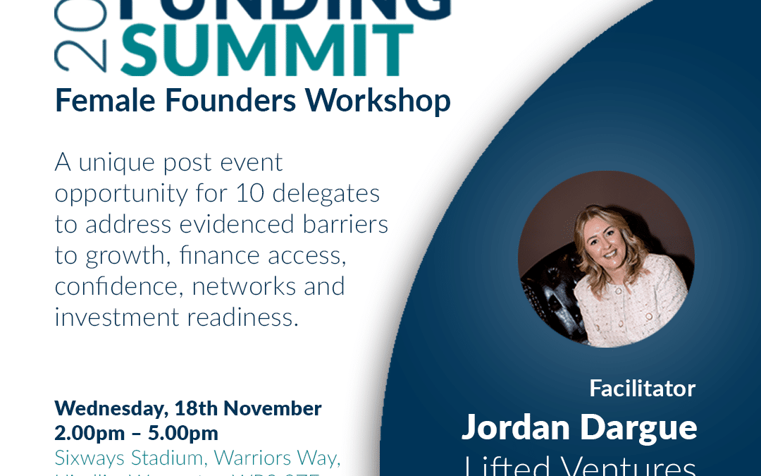 Oxford Innovation Advice and Lifted Ventures partner to deliver Female Founders Workshop at Business Funding Summit 2026