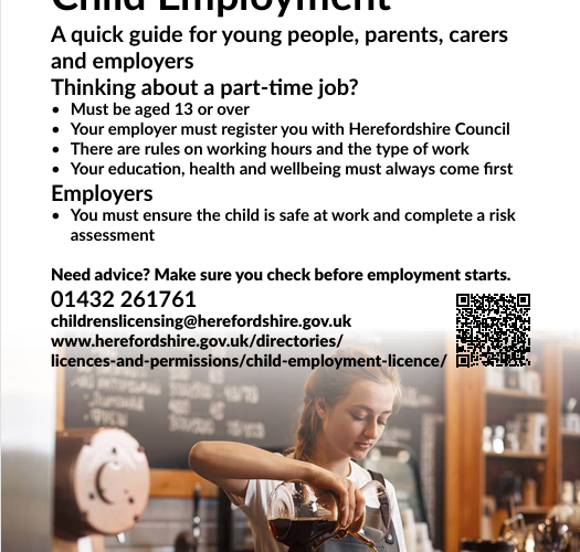 Child Employment: A quick guide for young people, parents, carers and employers
